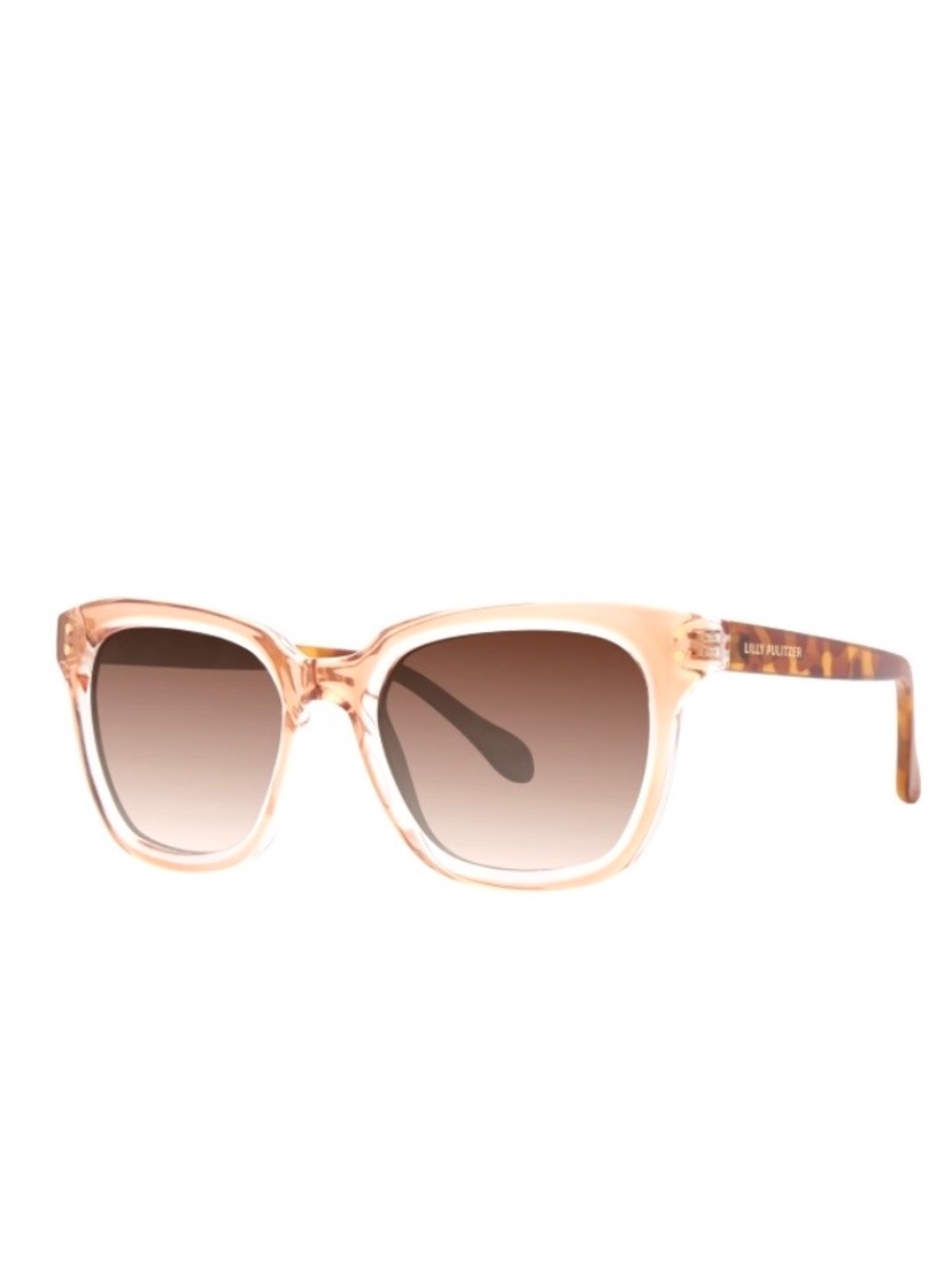Lilly Pulitzer Sunset Cove Sunglasses in Cream Tortoise - NWT
